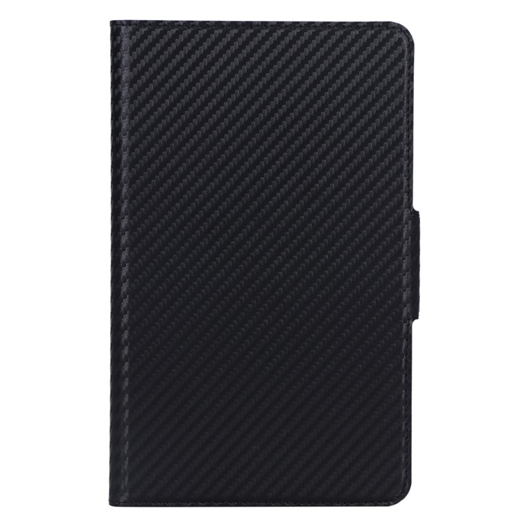 Carbon Fiber Texture Ultra-thin Stand Leather Tablet Case for Samsung Galaxy Tab A 8 (2019) - Black-2