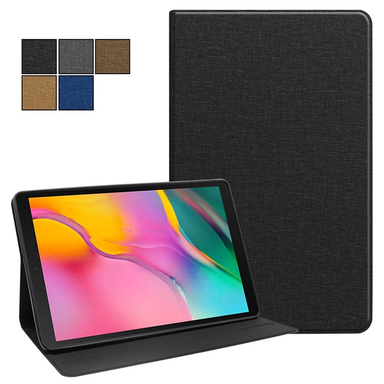 

Cloth Texture Stand Leather Protective Casing for Samsung Galaxy Tab S5e SM-T720 / SM-T725 - Black, Galaxy Tab S5e SM-T720