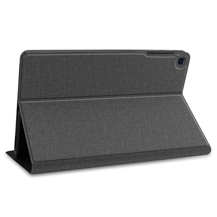 Cloth Texture Stand Leather Protective Casing for Samsung Galaxy Tab S5e SM-T720 / SM-T725 - Grey-6
