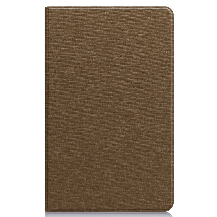 Cloth Texture Stand Leather Protective Casing for Samsung Galaxy Tab S5e SM-T720 / SM-T725 - Dark Brown-8