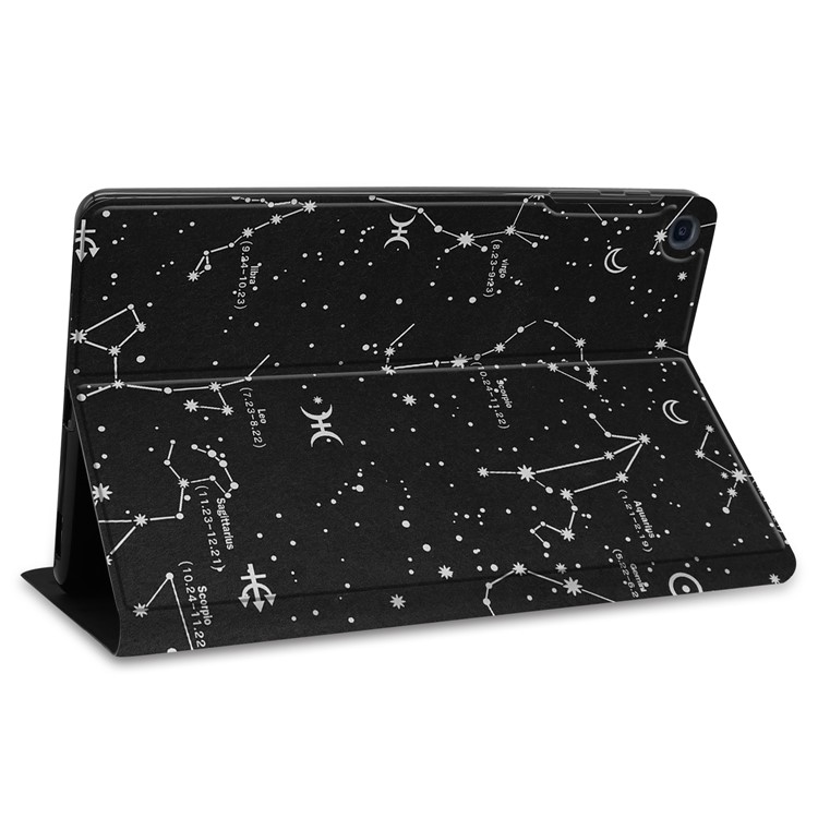 Pattern Printing Flip Leather Tablet Stand Case for Samsung Galaxy Tab S5e SM-T720 / SM-T725 - Constellation Pattern-5