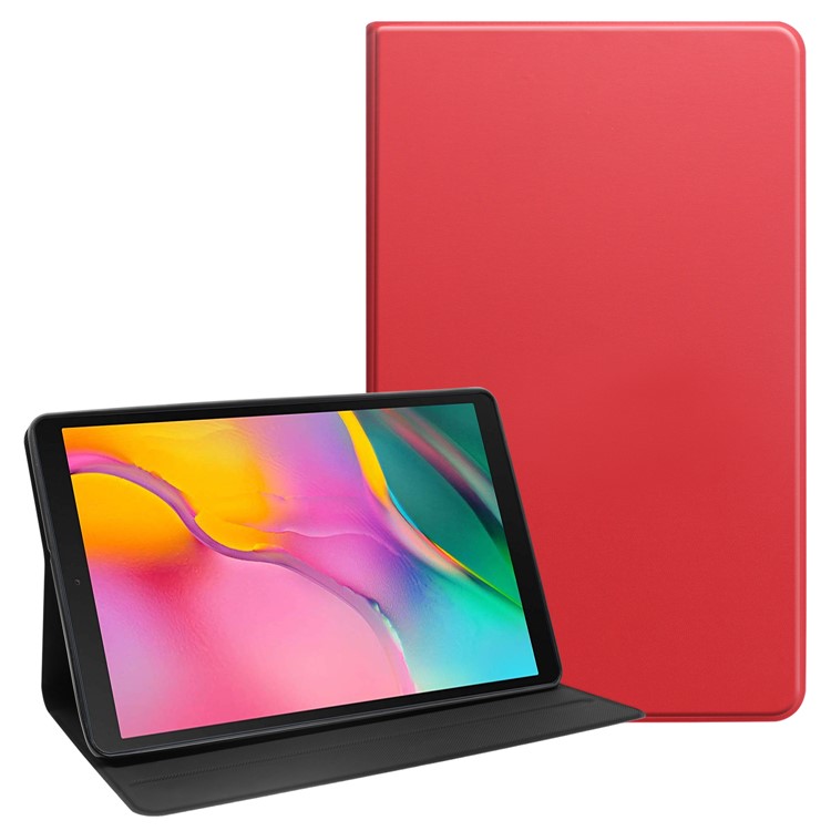 

Сплошной Цвет Подставка Кожаный Защитный Кожух Для Samsung Galaxy Tab S5E SM-T720 / SM-T725 - Красный, Galaxy Tab S5e SM-T720