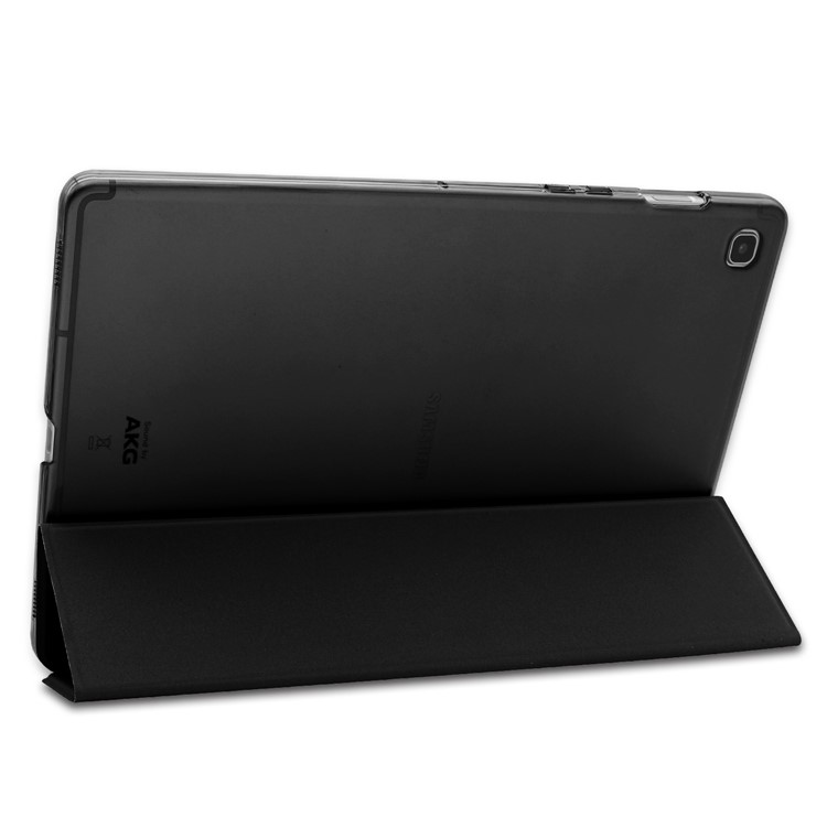 Tri-fold PU Leather Stand Tablet Cover for Samsung Galaxy Tab S5e SM-T720 / SM-T725 - Black-5