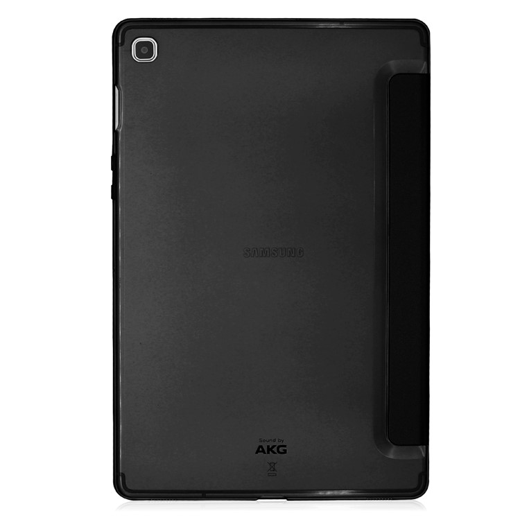 Tri-fold PU Leather Stand Tablet Cover for Samsung Galaxy Tab S5e SM-T720 / SM-T725 - Black-7