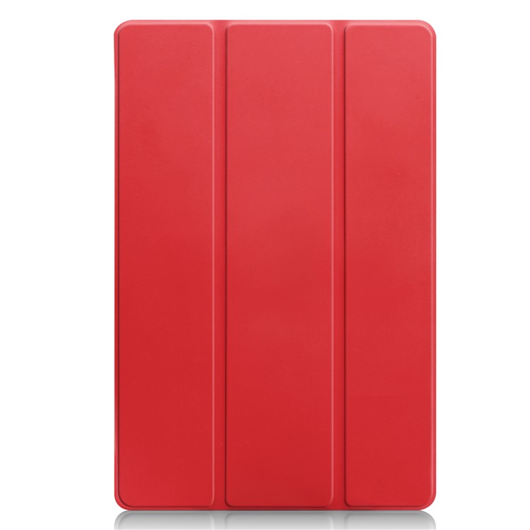 Tri-fold PU Leather Stand Tablet Cover for Samsung Galaxy Tab S5e SM-T720 / SM-T725 - Red-8