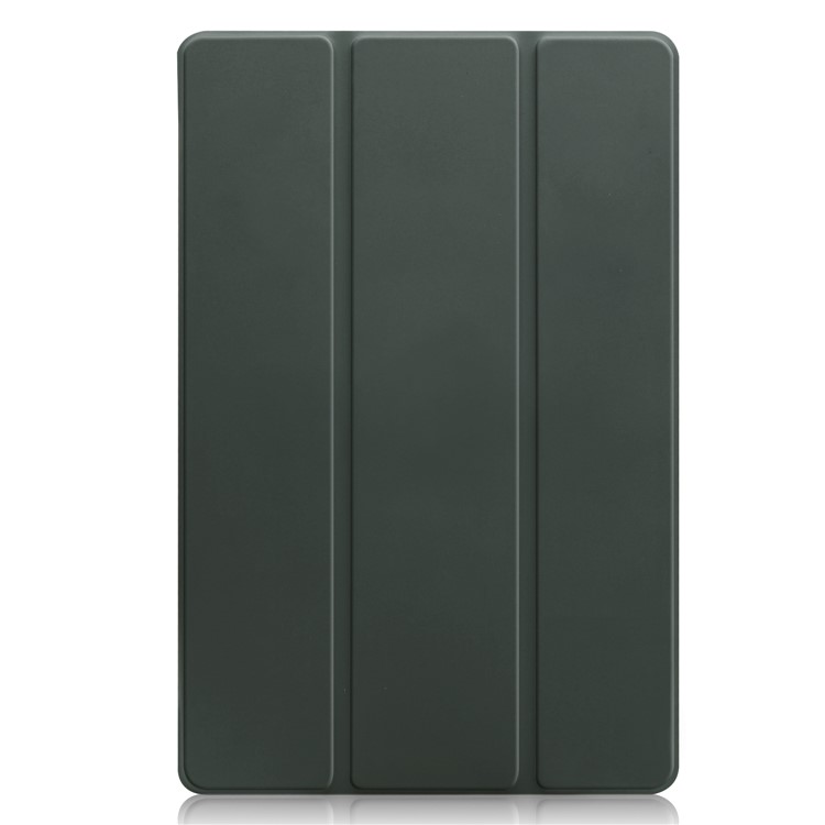 Tri-fold PU Leather Stand Tablet Cover for Samsung Galaxy Tab S5e SM-T720 / SM-T725 - Dark Green-8