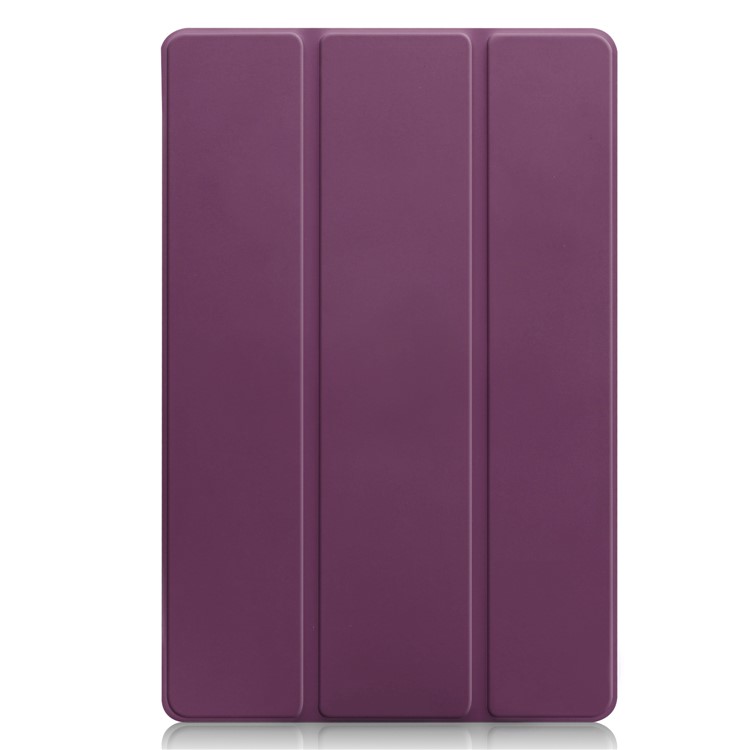 Tri-fold PU Leather Stand Tablet Cover for Samsung Galaxy Tab S5e SM-T720 / SM-T725 - Purple-8