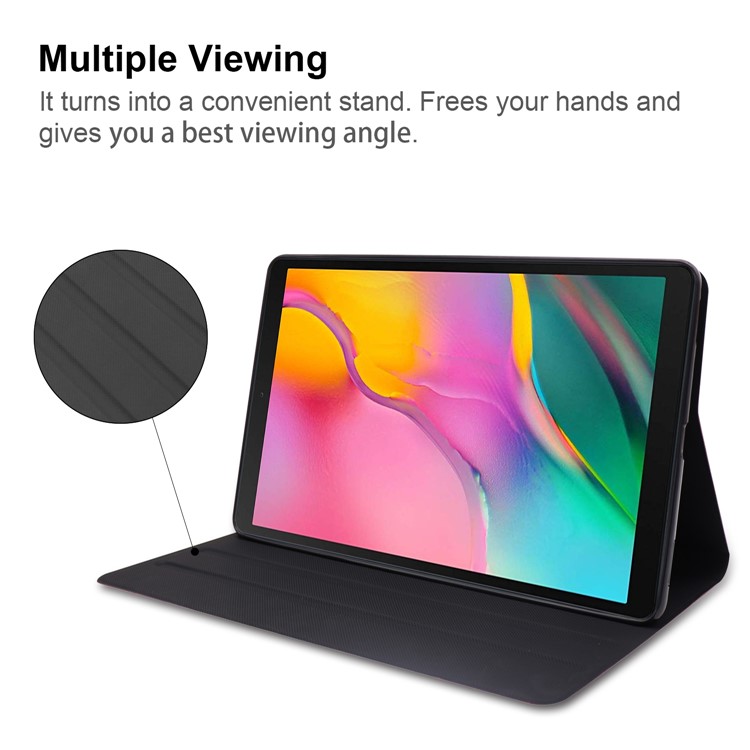 Pattern Printing Leather Tablet Stand Case Cover for Samsung Galaxy Tab A 10.1 (2019) / T515 - Style A-5