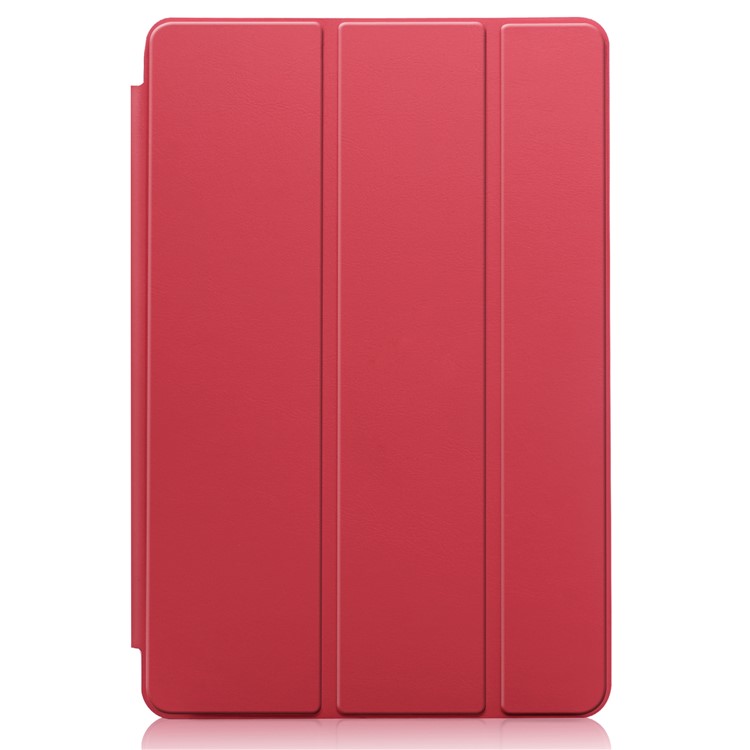 Tri-fold Stand Leather Smart Case for Samsung Galaxy Tab S5e SM-T720 - Red-7