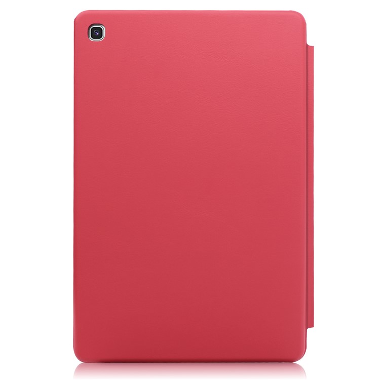 Tri-fold Stand Leather Smart Case for Samsung Galaxy Tab S5e SM-T720 - Red-8