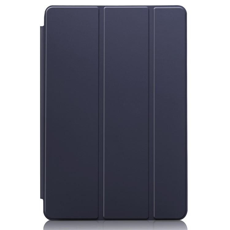 Tri-fold Stand Leather Smart Case for Samsung Galaxy Tab S5e SM-T720 - Dark Blue-7
