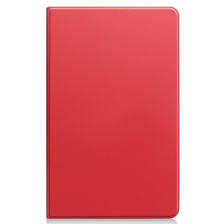 Solid Color Stand PU Leather Protective Tablet Casing for Samsung Galaxy Tab A 10.1 (2019) - Red-8