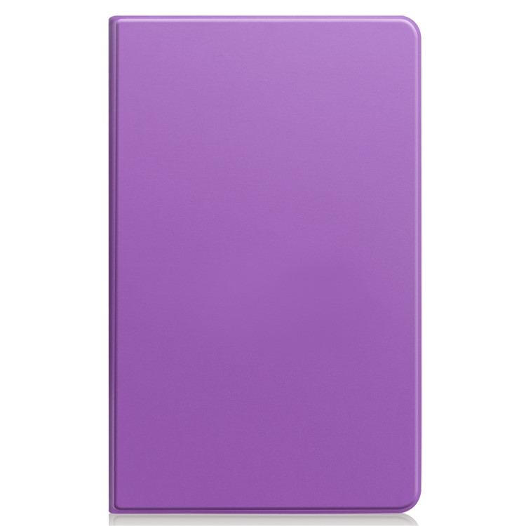 Solid Color Stand PU Leather Protective Tablet Casing for Samsung Galaxy Tab A 10.1 (2019) - Purple-7