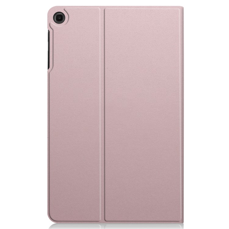 Solid Color Stand PU Leather Protective Tablet Casing for Samsung Galaxy Tab A 10.1 (2019) - Rose Gold-6