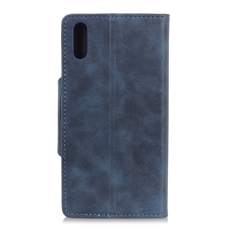 Wallet Leather Stand Case for Samsung Galaxy A10e - Dark Blue-10