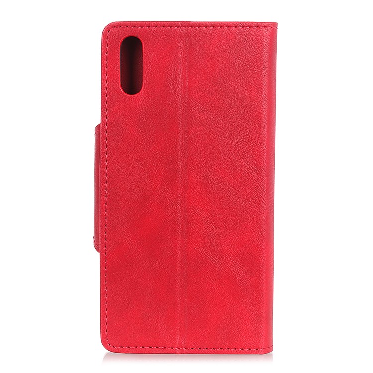 Wallet Leather Stand Case for Samsung Galaxy A10e - Red-10