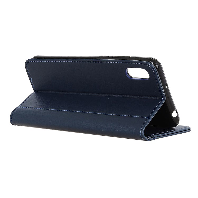 PU Leather Wallet Stand Case Cover for Samsung Galaxy A10e - Blue-11