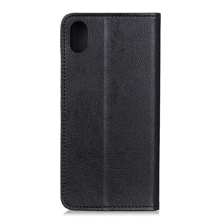 Cubierta Del Teléfono Del Cuero De La PU Auto-absorbida Para La Galaxia A10e De Samsung - Negro-4