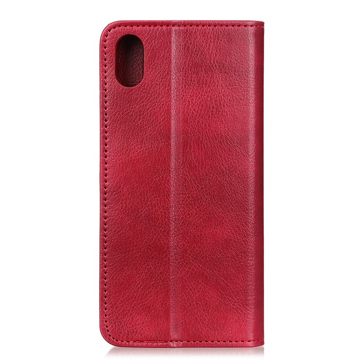 Auto-absorbed PU Leather Phone Cover for Samsung Galaxy A10e - Red-7