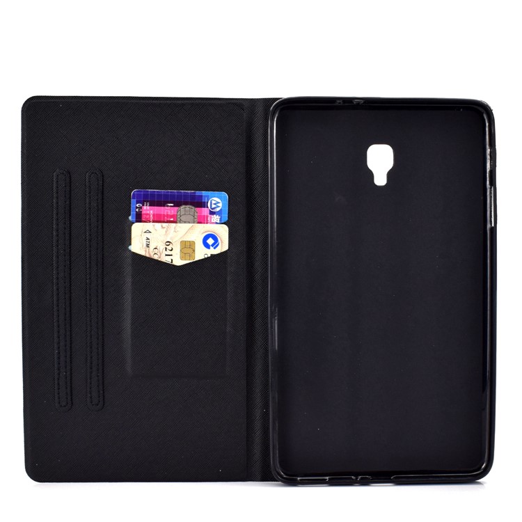Pattern Printing Card Holder Stand PU Leather Tablet Case for Samsung Galaxy Tab A 8.0 (2017) SM-T380 / SM-T385 - Aerospace Dog-4
