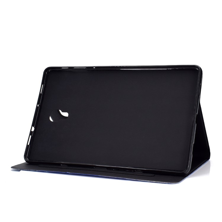 Shock-proof Pattern Printing Card Slot Stand PU Leather Tablet Shell for Samsung Galaxy Tab A 10.5 (2018) T590 T595 - Abyssinian Cat-6