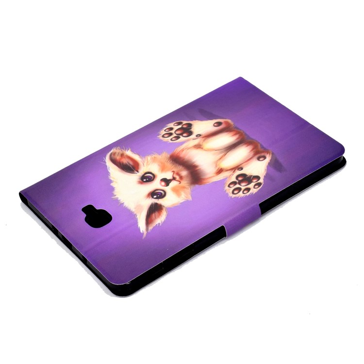 Custodia Per Scheda Di Stampa A Prova Di Shock Modello Stand Tablet In Pelle PU Per Samsung Galaxy Tab A 10.1 (2016) T580 - Gatto Abissino-9