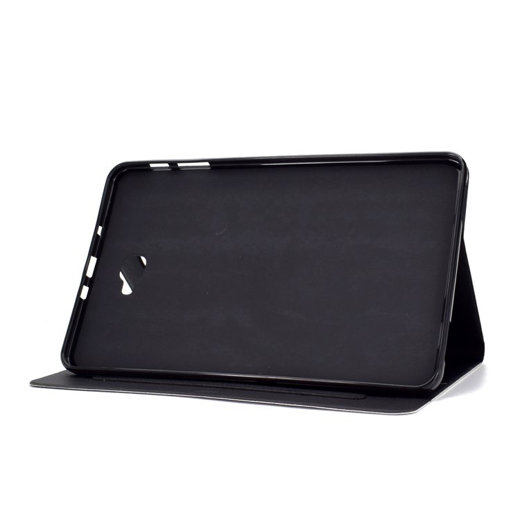 Shock-proof Pattern Printing Card Slot Stand PU Leather Tablet Cover for Samsung Galaxy Tab A 10.1 (2016) T580 - Cute Panda-6