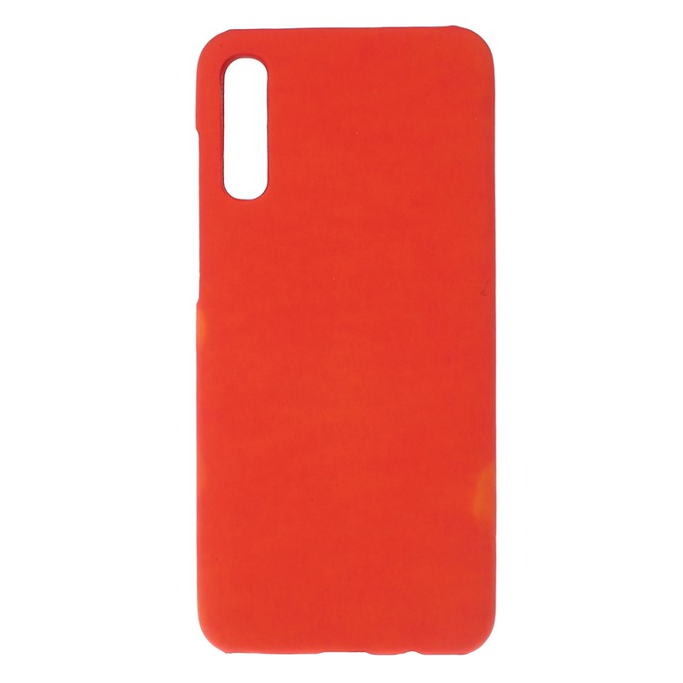 Thermal Induction Fluorescent Color Changing PC Phone Case Cover for Samsung Galaxy A70 - Red-2