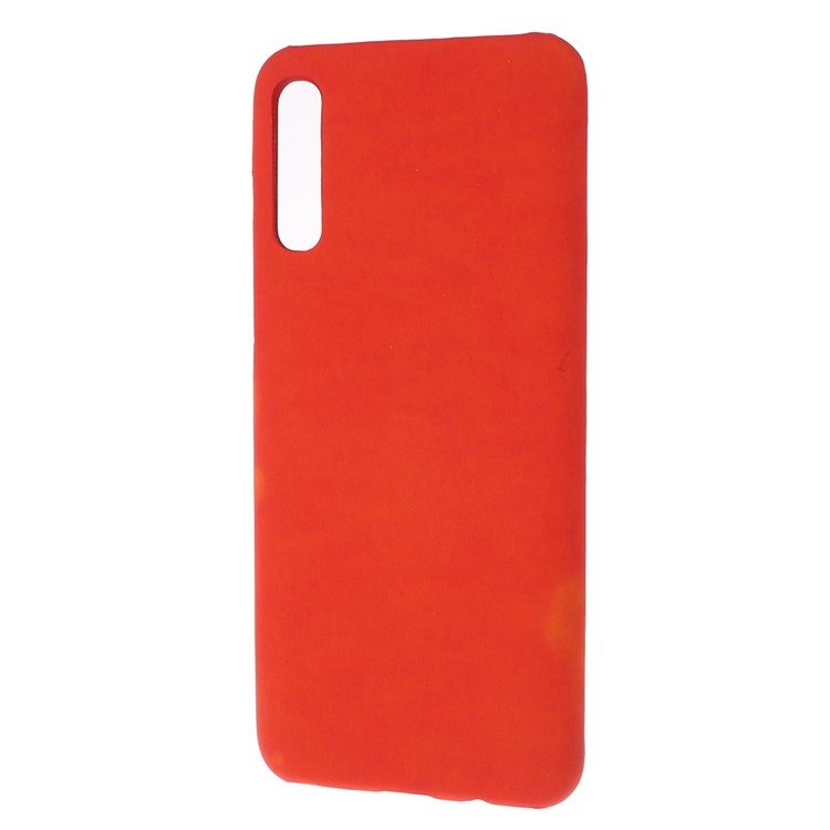 Thermal Induction Fluorescent Color Changing PC Phone Case Cover for Samsung Galaxy A70 - Red-3