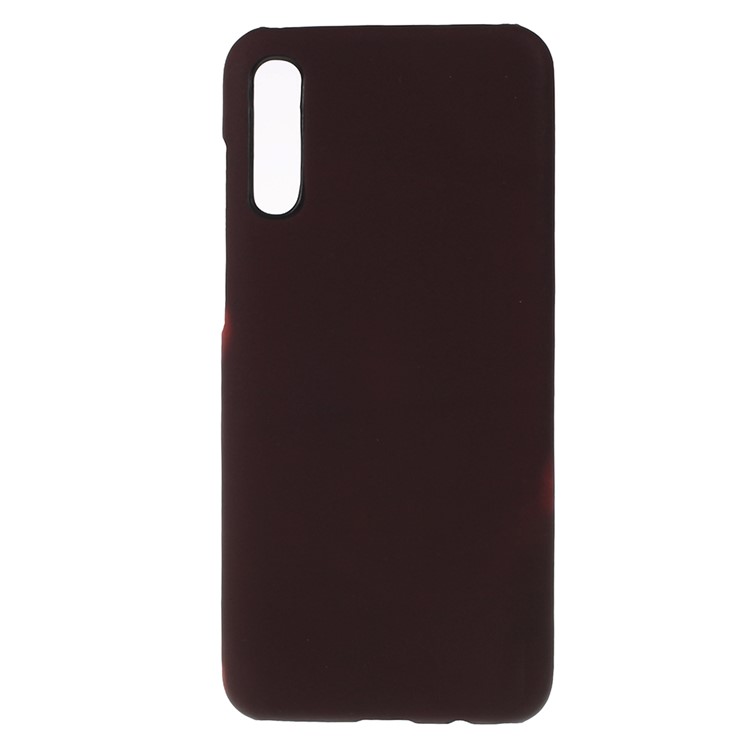 Thermal Induction Fluorescent Color Changing PC Phone Case Cover for Samsung Galaxy A70 - Coffee-2