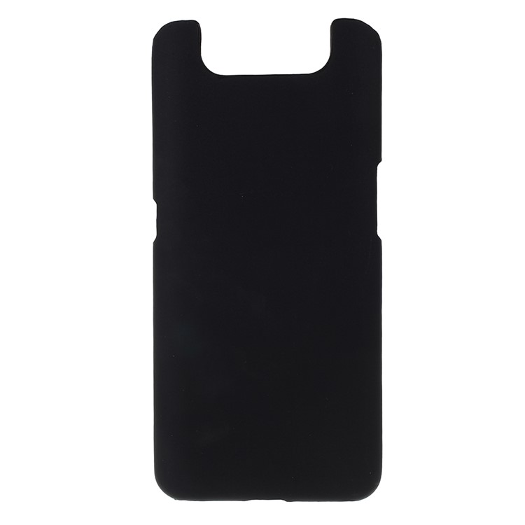 Thermal Induction Fluorescent Color Changing PC Back Mobile Phone Casing for Samsung Galaxy A80 - Black / Blue-2
