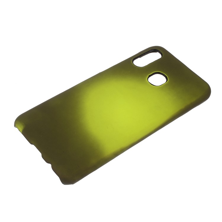 Etui De Protection Pour PC Couleur Changeante Fluorescente À Induction Thermique Pour Samsung Galaxy A20 / A30 - Armée Verte-2
