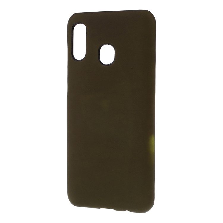 Etui De Protection Pour PC Couleur Changeante Fluorescente À Induction Thermique Pour Samsung Galaxy A20 / A30 - Armée Verte-3