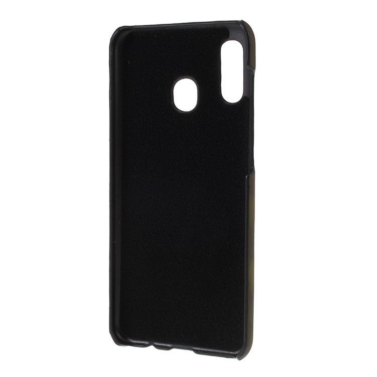 Etui De Protection Pour PC Couleur Changeante Fluorescente À Induction Thermique Pour Samsung Galaxy A20 / A30 - Armée Verte-4