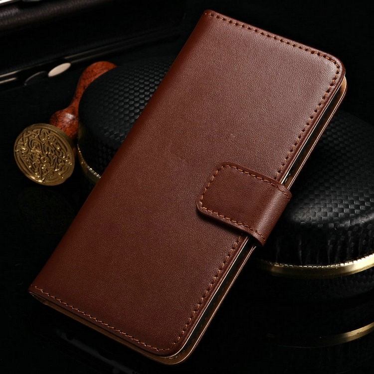 

Split Genuine Leather Card Slot Case for Samsung Galaxy S7 Edge G935 - Brown