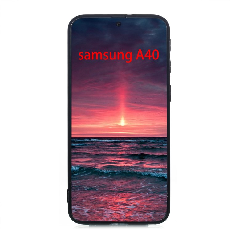 Portacellulare Magnetico In Pelle PU Per Samsung Galaxy A40 - Rosso-3