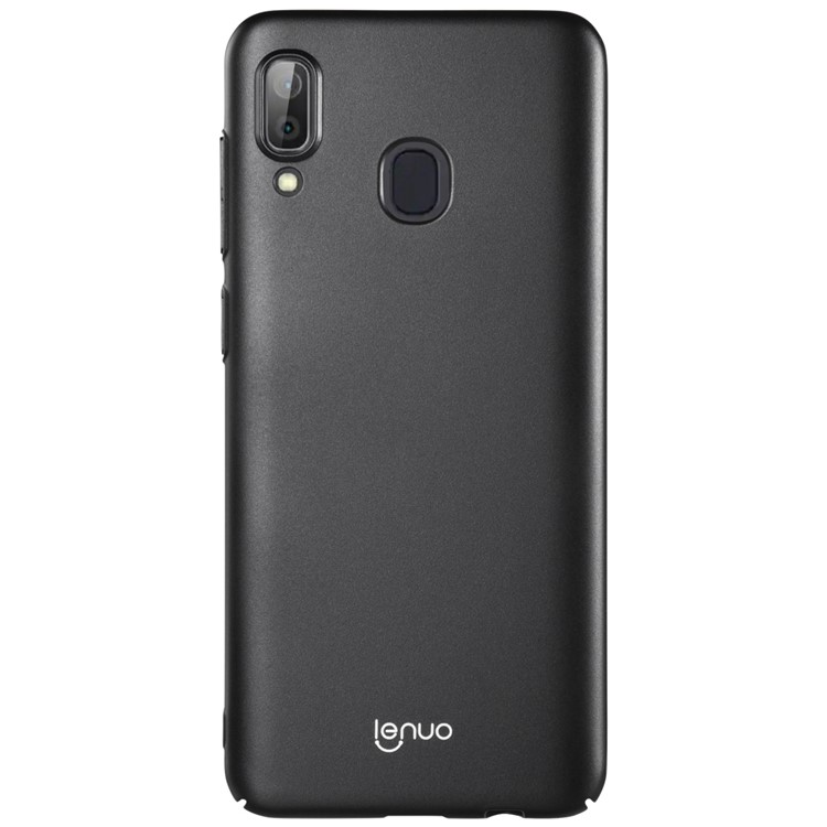 

LENUO Silky Touch Hard Plastic Case for Samsung Galaxy A30 - Black, Galaxy A30