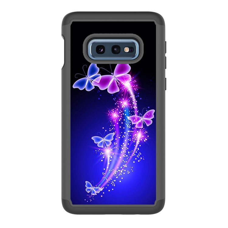 Pattern Printing TPU + PC Detachable 2-in-1 Hybrid Case for Samsung Galaxy S10e - Butterflies-3