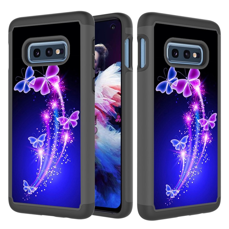 Pattern Printing TPU + PC Detachable 2-in-1 Hybrid Case for Samsung Galaxy S10e - Butterflies-8