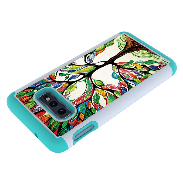 Pattern Printing TPU + PC Detachable 2-in-1 Hybrid Case for Samsung Galaxy S10e - Life Tree-5