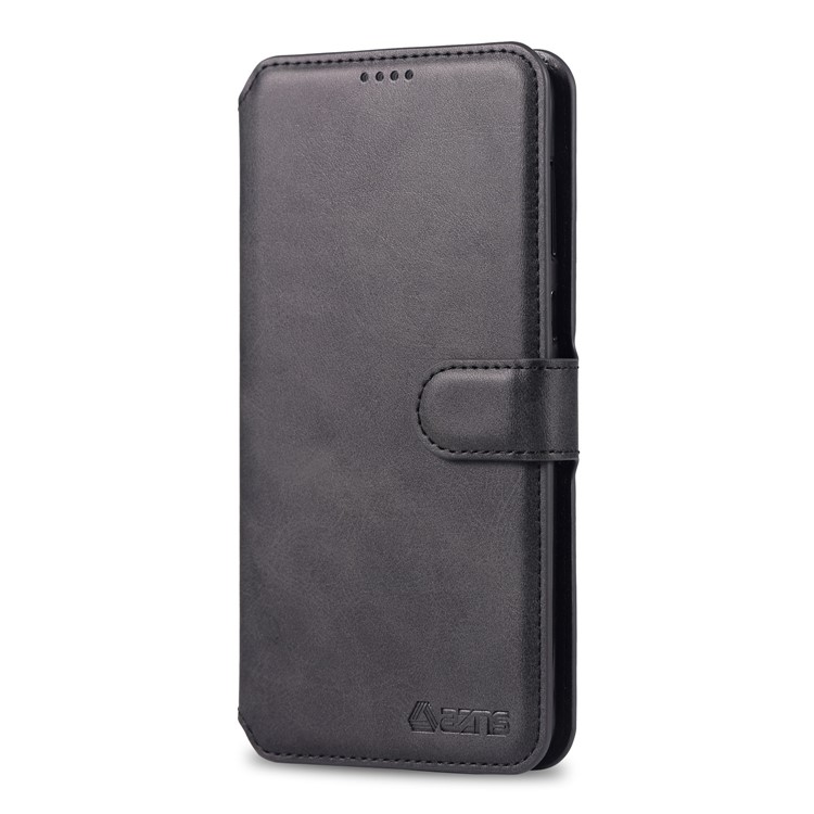 AZNS Wallet en Cuir Case Pour Samsung Galaxy M20 - le Noir-2