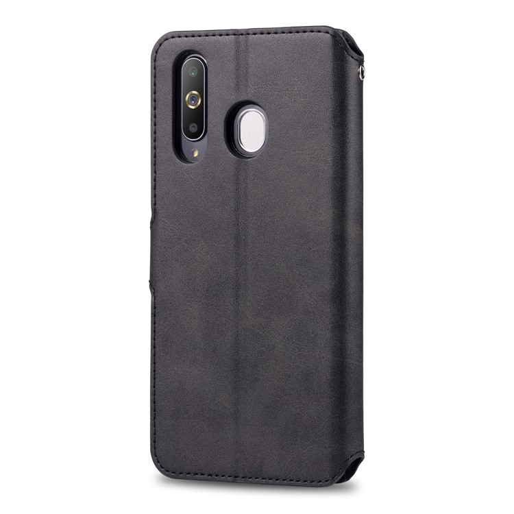 AZNS Wallet Leather Stand Case for Samsung Galaxy M30/A40s - Black-3