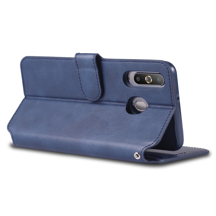 AZNS Wallet Leather Stand Case for Samsung Galaxy M30/A40s - Blue-5