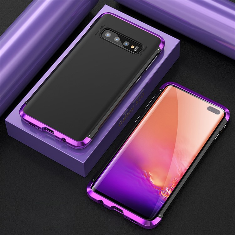

Guard Series Metal Frame + Hard PC Phone Case for Samsung Galaxy S10 Plus - Purple, Galaxy S10 Plus