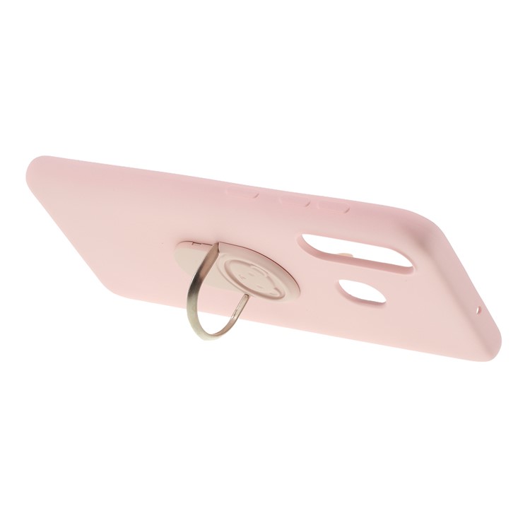 Flüssigsilikon-Handyhülle Mit Tragegurt Für Samsung Galaxy A30 - Rosa-3