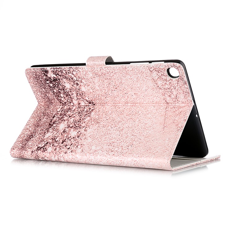 Кожаный Чехол-подставка Для Печати Рисунков Для Samsung Galaxy Tab 10.1 (2019) SM-T515 - Стиль Б-5