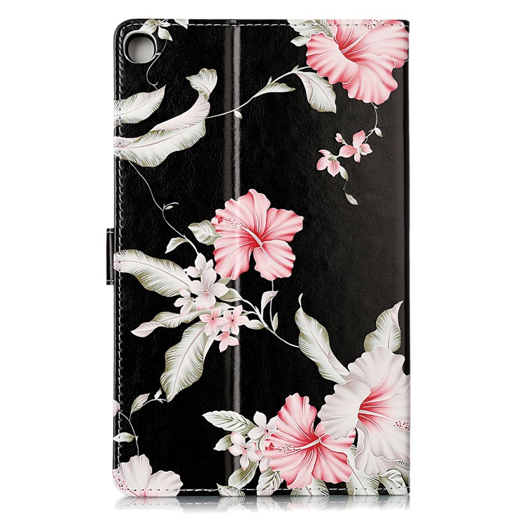 Pattern Printing Leather Stand Case for Samsung Galaxy Tab A 10.1 (2019) SM-T515 - Style C-4