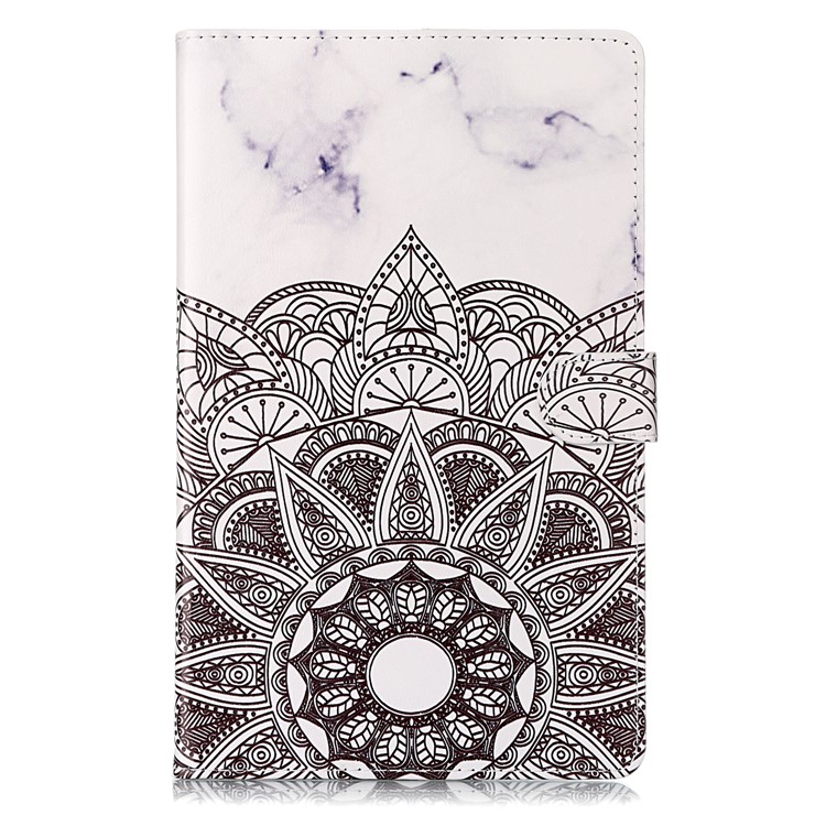 Pattern Printing Leather Stand Case for Samsung Galaxy Tab A 10.1 (2019) SM-T515 - Style E-2