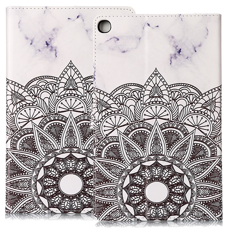 Pattern Printing Leather Stand Case for Samsung Galaxy Tab A 10.1 (2019) SM-T515 - Style E-3