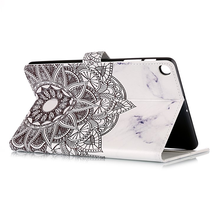 Pattern Printing Leather Stand Case for Samsung Galaxy Tab A 10.1 (2019) SM-T515 - Style E-5